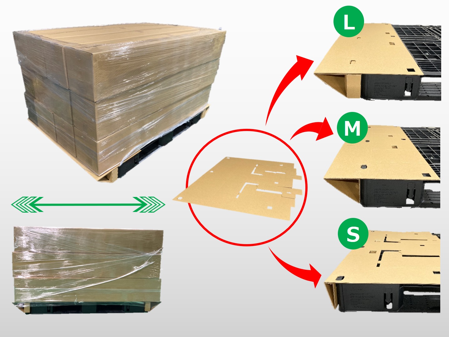 WorldStar Winner Expandable Corrugated Sheet for Standard Pallet